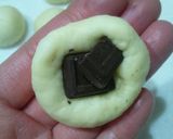 豆乳入りミニチョコ&あんパン♪作り方4写真