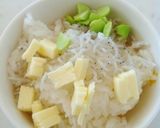 枝豆チーズしらすのおにぎり作り方1写真