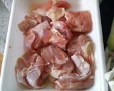 鶏肉としめじのXO醤炒め作り方1写真