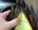 下処理無しでおいしい筍の味噌汁作り方2写真
