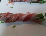 簡単･節約♡水菜の豚肉巻き作り方2写真