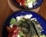 切るだけ簡単5分☆お豆富とアボカド丼☆作り方3写真