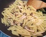 筍と水菜の和風パスタ作り方4写真