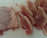 鶏肉ともやしの坦々風炒め作り方1写真