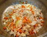 砂肝と白花豆のトマト味噌煮込み作り方1写真