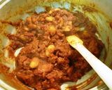 砂肝と白花豆のトマト味噌煮込み作り方4写真