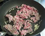 レタスであんかけ牛丼作り方2写真