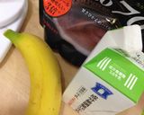超濃厚♥チョコバナナ○ラペチーノ風作り方1写真