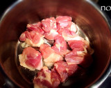 筍ともも肉の煮物 旬のふき♪牛蒡と一緒に作り方2写真