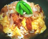 簡単甘酢餡♪唐揚げリメイク天津飯♪作り方4写真