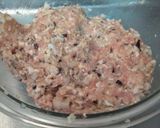 鶏肉で、シュウマイ作り方1写真