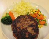 ジューシー＆ふっくら！シンプルハンバーグ作り方27写真