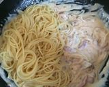 塩辛のクリームパスタ作り方6写真