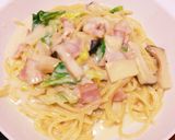 春の彩り✿春キャベツのクリームスパゲティ作り方11写真