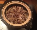 麺つゆで牛蒡と牛肉の炊き込みご飯作り方5写真