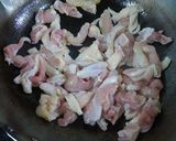 タケノコと鶏肉の炒め物作り方5写真