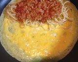子供が喜ぶ♡パスタの薄焼き玉子包み作り方4写真