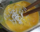 さっと1品♡しらすとほうれん草の卵とじ♡作り方1写真