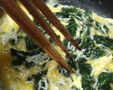 さっと1品♡しらすとほうれん草の卵とじ♡作り方4写真