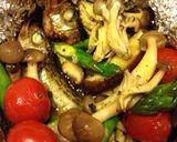 ハタハタと茸のアクアパッツァ風ホイル焼き作り方6写真