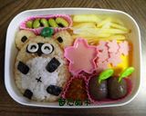 キャラ弁＊まんまるたぬきちゃん作り方10写真