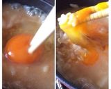 ほっこり味噌味♪卵おじや作り方3写真