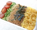 我が家のお弁当☆ビピンパ風そぼろ☆作り方6写真