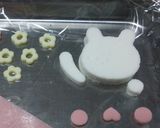 幼稚園 お弁当 キャラ弁 こんちわうさぎ作り方7写真
