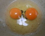 茹でたタケノコ入りスクランブルエッグ作り方3写真