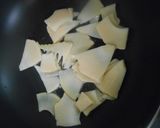 茹でたタケノコ入りスクランブルエッグ作り方5写真
