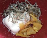 混ぜてのっけて! 簡単お豆腐丼作り方1写真