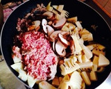 筍と椎茸の挽肉炒め 簡単レシピ作り方3写真