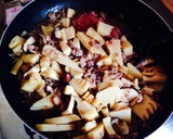 筍と椎茸の挽肉炒め 簡単レシピ作り方4写真