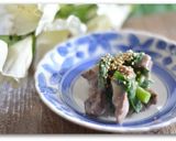 牛すね肉とわけぎの酢味噌和え作り方5写真