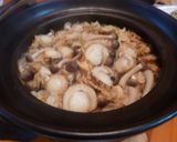 土鍋ホタテご飯♪作り方4写真