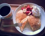 うまっ♡全粒粉パンケーキ作り方7写真
