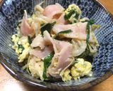 スピード料理：ニラとモヤシの炒め物作り方5写真