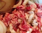 白菜と牛肉のたいたん作り方2写真