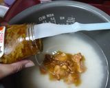超簡単☆鶏缶となめ茸の炊き込みご飯作り方3写真