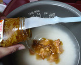 超簡単☆鶏缶となめ茸の炊き込みご飯作り方3写真