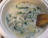 牡蠣と春菊のグラタン作り方5写真