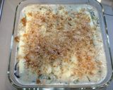 牡蠣と春菊のグラタン作り方6写真