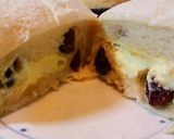 クリームチーズ入り♡クランベリーの白パン作り方5写真