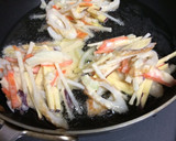 野菜の皮でかき揚げ風作り方4写真
