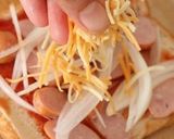 忙しい朝食に♪食パンピザ作り方2写真
