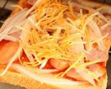 忙しい朝食に♪食パンピザ作り方3写真