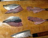 糖質制限　鯵のなめろう　骨せんべい作り方1写真