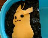 ☆ポケモン　キャラ弁 のり弁　ピカチュウ作り方6写真