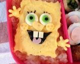 キャラ弁☆スポンジボブのお弁当作り方5写真