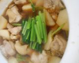 かぶと鶏肉の煮物作り方12写真